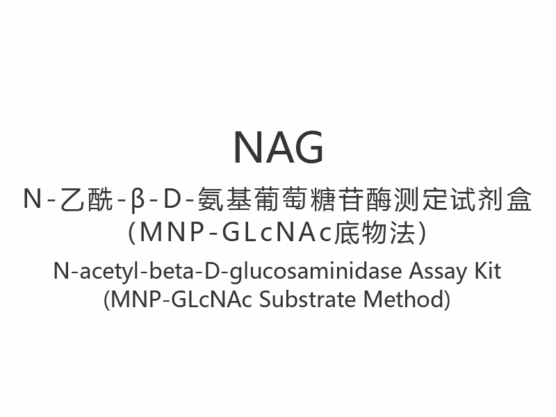 【NAG】N-asetyyli-beeta-D-glukosaminidaasimäärityspakkaus (MNP-GLcNAc-substraattimenetelmä)